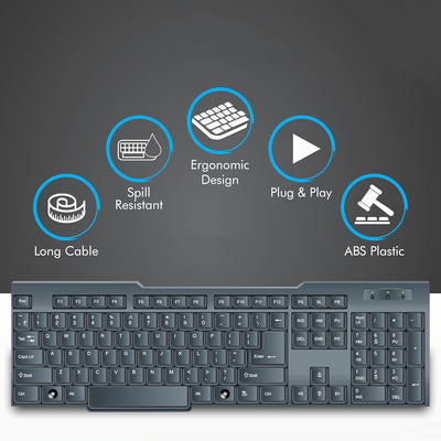 Wired Usb Keyboard 104 Keys (1 Pc) - second image