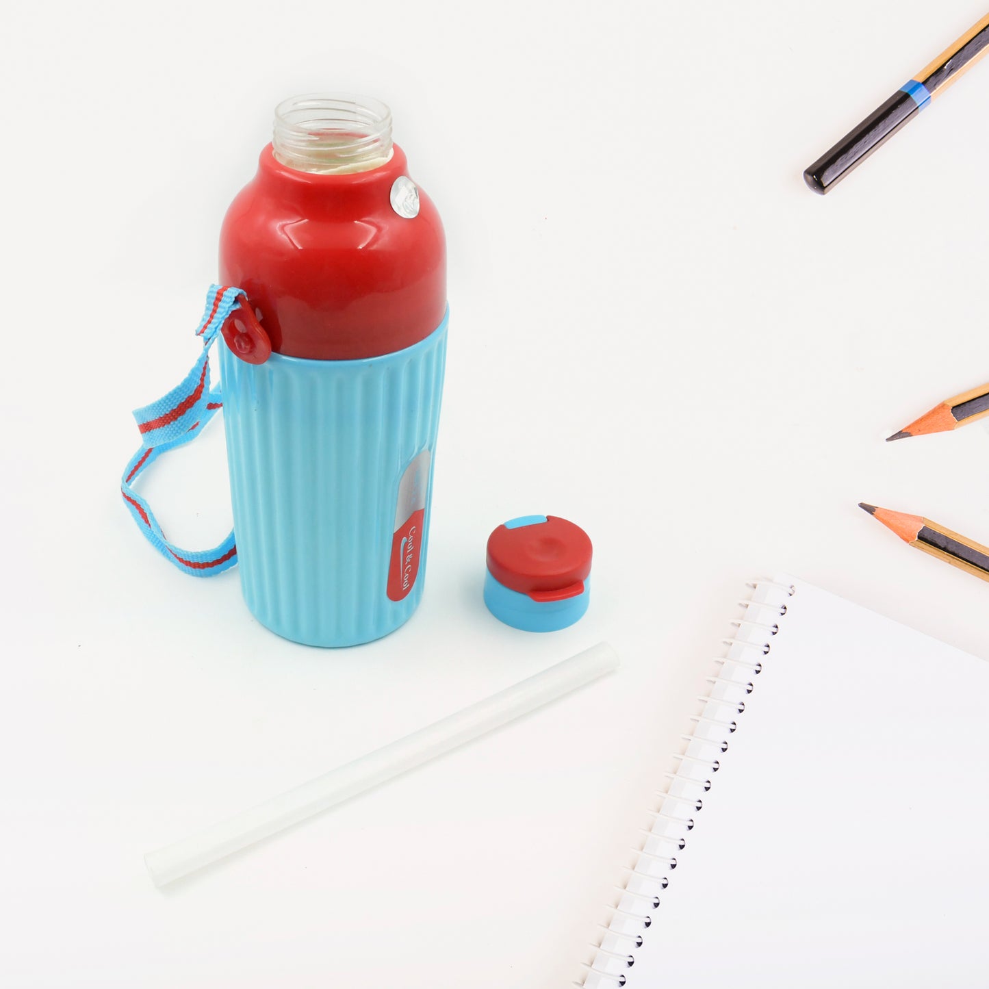 Plastic Sports Insulated Water Bottle With Dori Easy To Carry High Quality Water Bottle Bpa-free  Leak-proof For Kids School For Fridge Office Sports School Gym Yoga (1 Pc 500ml) - LootFaat