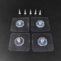 Self Adhesive Hooks Sticker  Screw Nut And Bolt Type (4 Pcs Set) - LootFaat