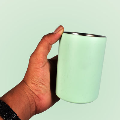 Vacuum Glass 304 Stainless Steel Home Office Lidless Anti-scald Water Cup Drink Mug - second image