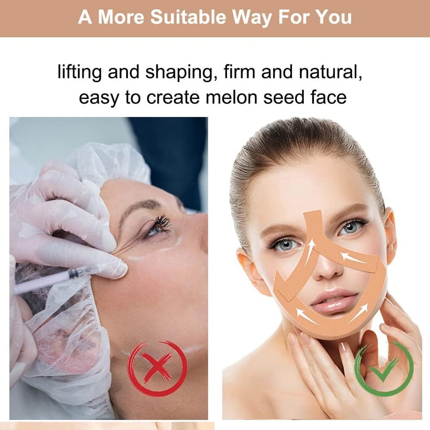 Face Lifting Tape Myofascial Face Tightening Tape 2.5 Cm X 5 M (1 Pc) - LootFaat