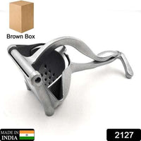 Manual Aluminium Metal Fruit Press Juicer  ( Brown Box ) - LootFaat