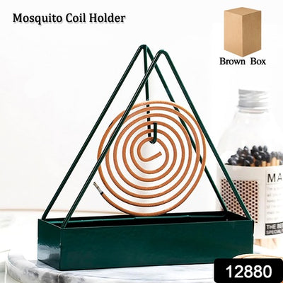 Triangular Mosquito Coil Holder - Hanging Iron Incense Burner for Indoor/Outdoor Use
