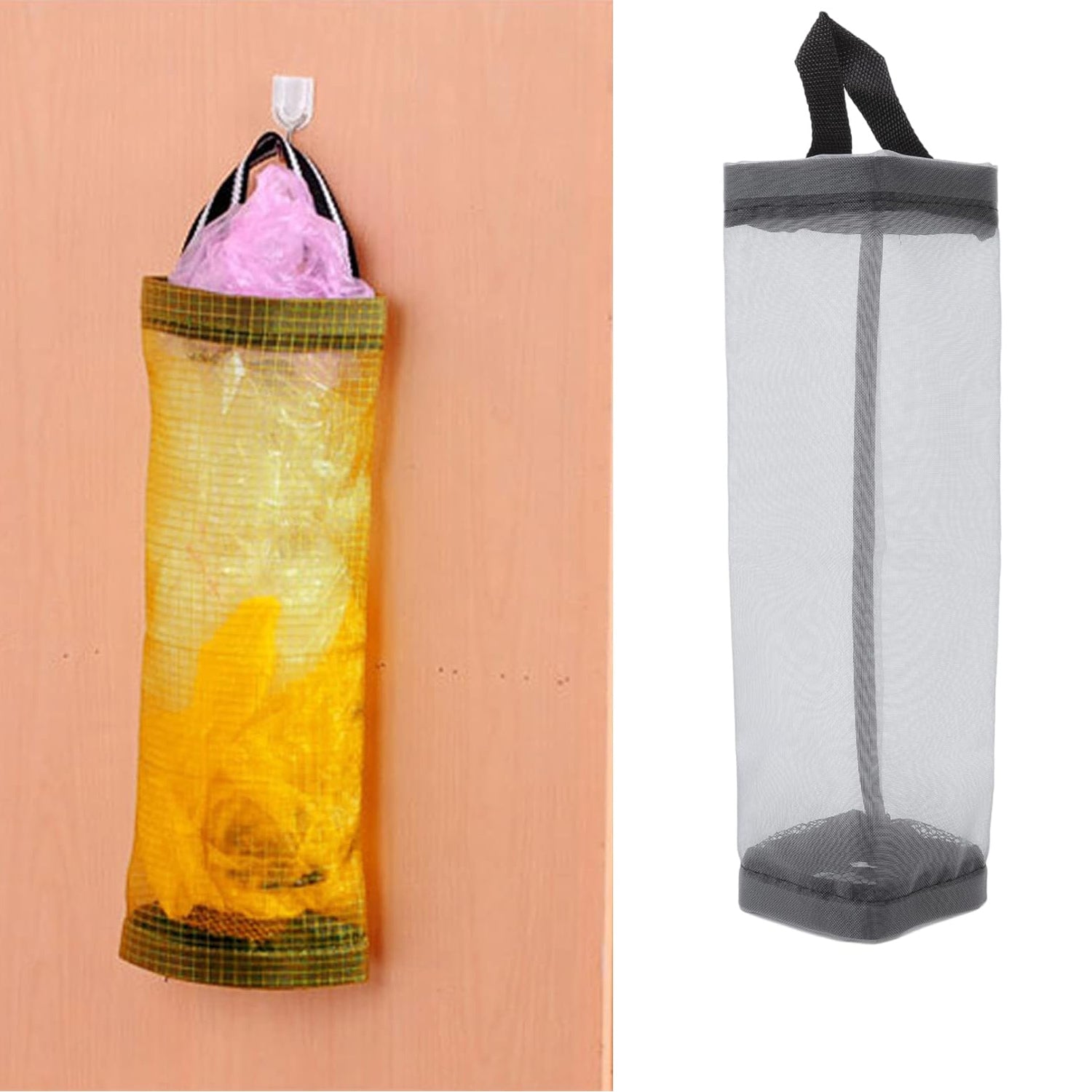 Hanging Waste Bag Holder Garbage Bag Storage Bag Widening Handle Hanging Sturdy For Store Garbage Bags Home Store Debris Kitchen Bedroom Largecapacity For Restaurant (1 Pc) - LootFaat