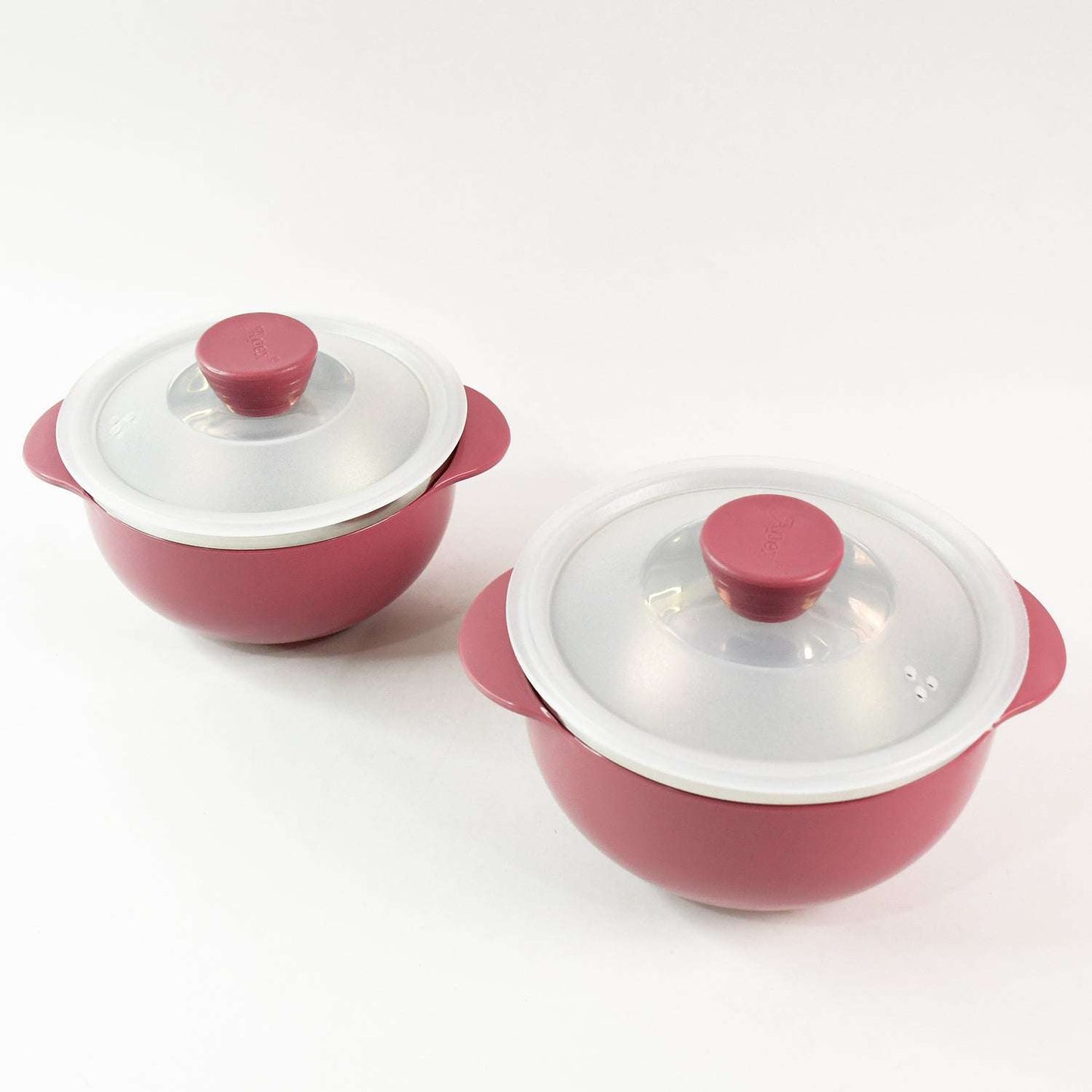 Apex Premium Plastic Serving Bowl Set with Lids (2 Piece)