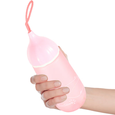 Unique Shape Premium Plastic Water Bottle With Dori Easy To Carry Leakproof Bpa-free Water Plastic Water Bottle For Children Home School (1 Pc  550 Ml) - second image