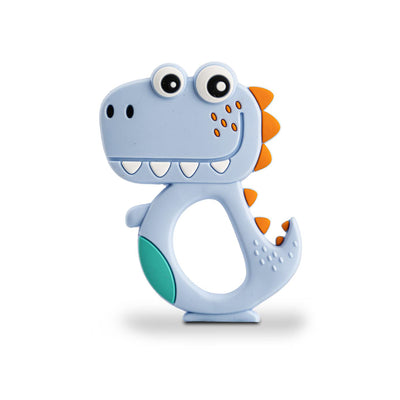 Silicone Dinosaur Teether For Baby (1 Pc  Mix Design  Color) - second image