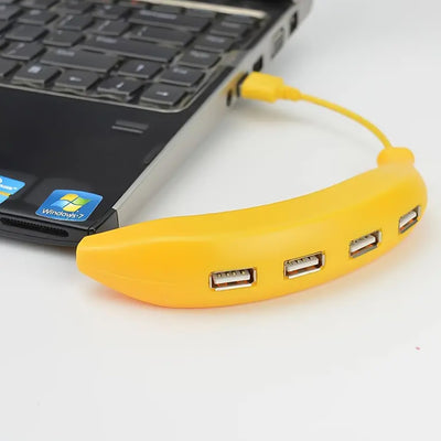 Banana Shape Usb Hub 2.0 Hub Usb Splitter 4-port Usb Hub (1 Pc) - second image