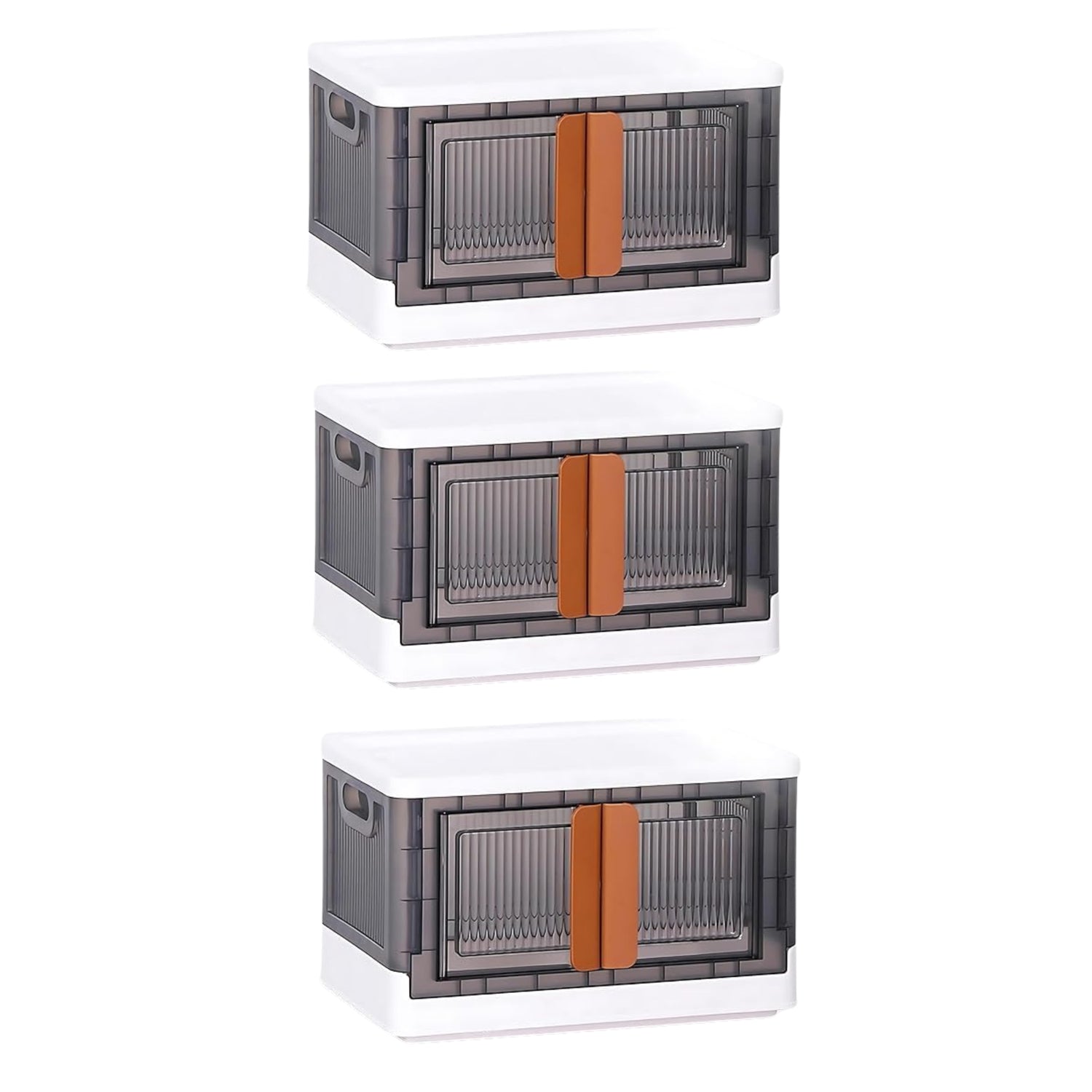 Plastic Folding Wardrobe Storage Organizer (3 Layer  1 Pc) - LootFaat