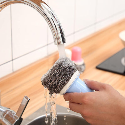 Dish Brush Multifunctional Palm Brush For Dish Kitchen Sink Pot Pan - Dish Scrub Brush Small Cleaning Brush Dish Scrubber Brush Cleaning Brushes For Household Use - second image