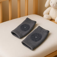 Dark Grey Toddler Wool Knit Leg Warmer (Knee Guard)