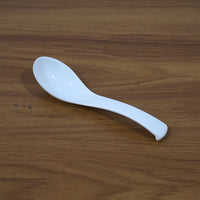 Plastic Soup Spoon  Deep Bowl (1 Pc  White)