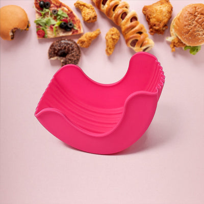 Reusable Silicone Burger Holder - No More Messy Eating! - second image