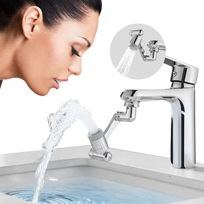 1080° Rotating Faucet Aerator with Dual Spray Modes