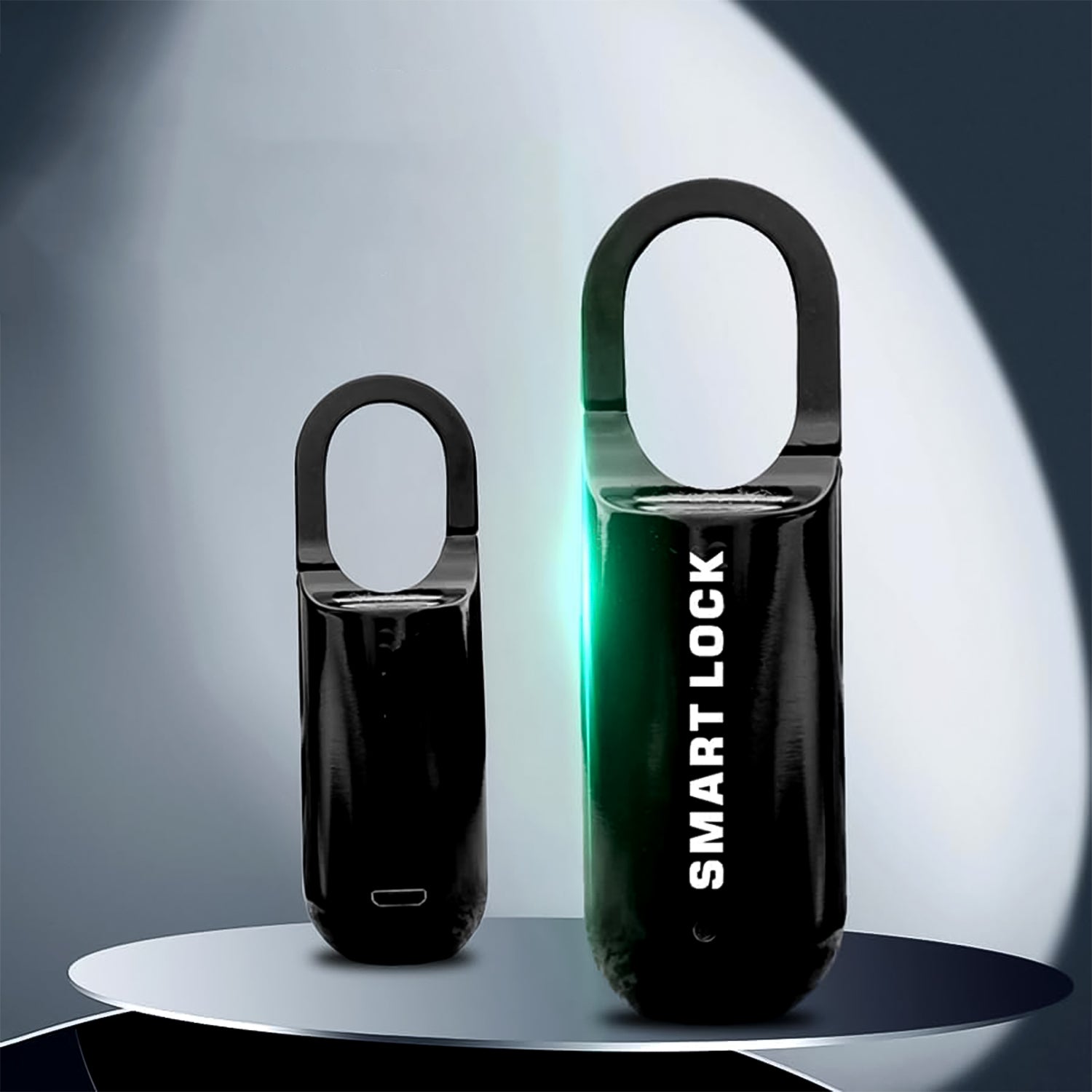 Small Usb Rechargeable Smart Fingerprint Padlock For Locker - LootFaat