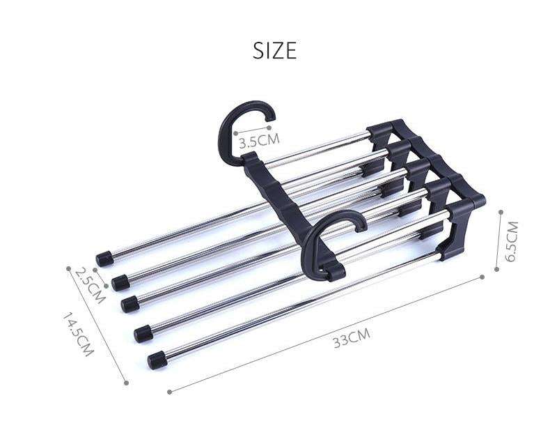 Adjustable Trouser Pants Hanger Organizer - LootFaat
