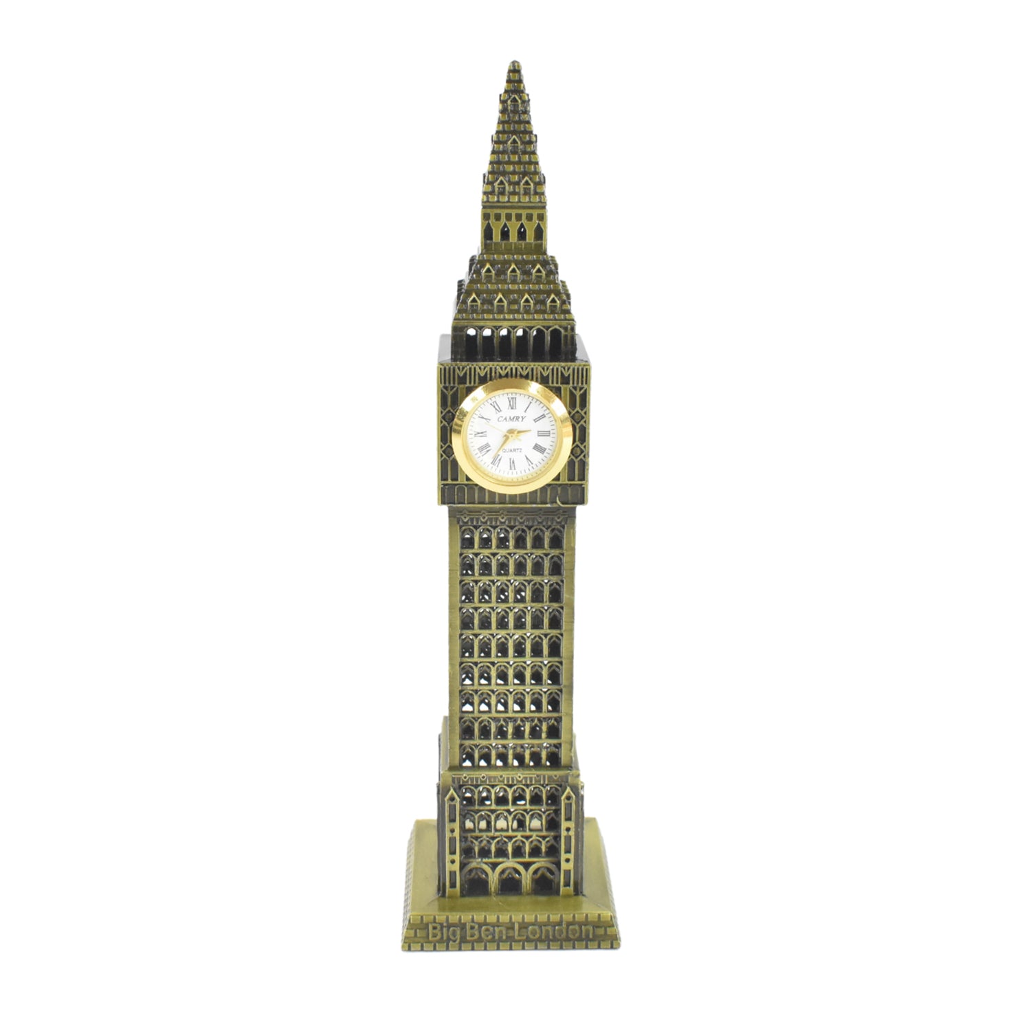 Big Ben London Clock Tower Miniature Metal Statue - Elegant Home Decor And Perfect Gifting Option - LootFaat