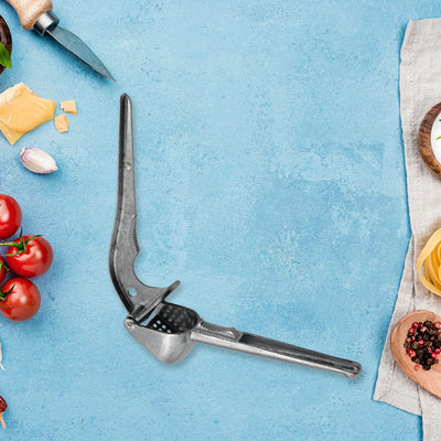 Garlic Press All Aluminum Easy To Use With Light Weight Without Difficulty Cooking Baking Kitchen Tool Dishwaher Safe - second image