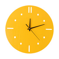 Modern Round Wall Clock Stylish And Silent Non-ticking Decorative Timepiece (1 Pc)