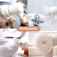 5in1 Home Kitchen Electric Cleaning Brush Electric Spin Scrubber - LootFaat