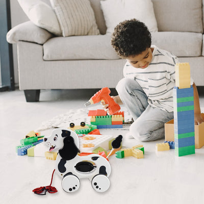 Pull Along Dog Toy for Toddlers - Walking & Developmental Fun