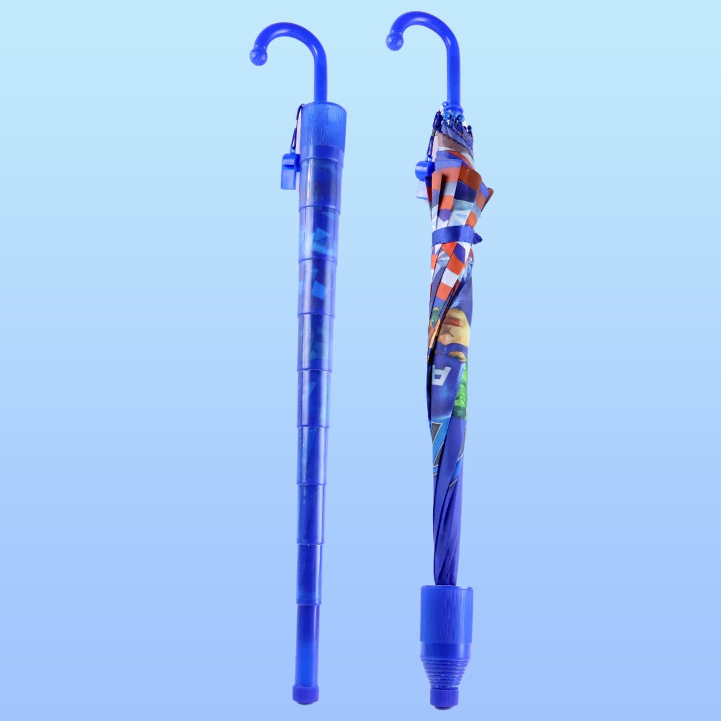 6247 Umbrella With Handle And Lightweight Safety Round Plastic Cap