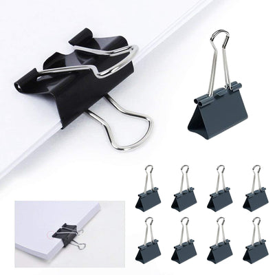 Binder Clips 8-Piece Set - Mixed Colors for Home, Office & School - second image