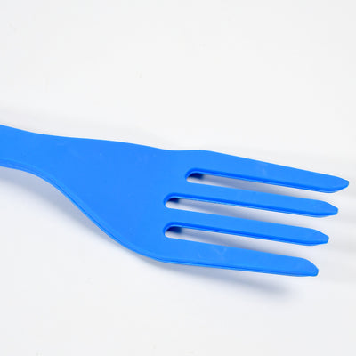 Bendable Kids Silicone Handle Fork  Children Plastic Baby Fork ( 1pc ) - second image