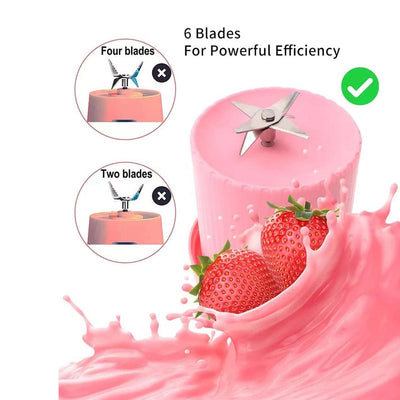 Portable Blender for Smoothies, Juices, and Shakes - Wireless Charging, 420ml