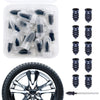 Tire Repair Rubber Nail Car Tire Repair Nails Tire Repair Rubber Screws Black (10 Pcs Set)