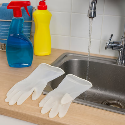 Kids Household Dishwashing  Cleaning Gloves - (2 Pc  Set) - second image