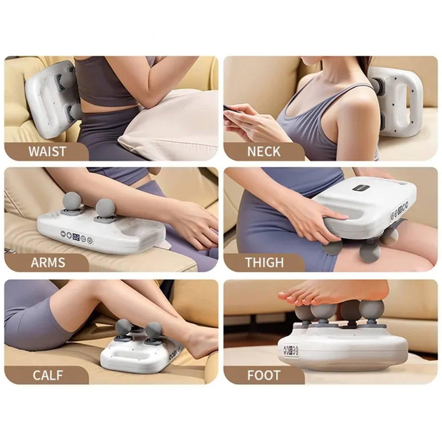 4 Heads Massage Gun Machine For Pain Relief - LootFaat