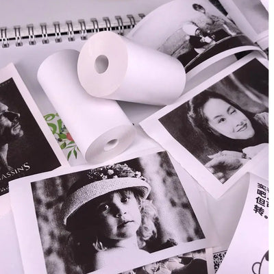 Small Thermal Printer Paper Printing Paper Roll Aging Resistant Fast Color Rendering Portable Clear Printing For Travel (1 Pc  Printing Paper Roll ) - second image