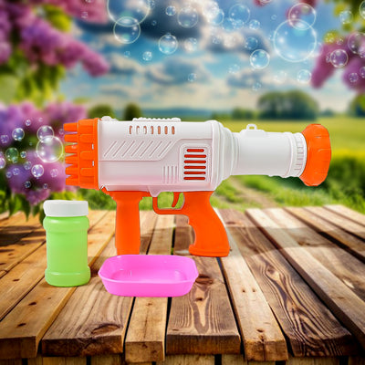 36 Hole Rechargeable Bubble Gun - Powerful Bubble Blower for Kids - second image