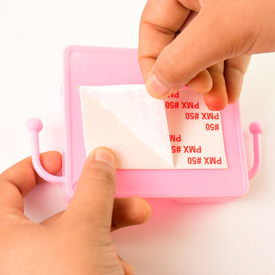 1 Pc Blue Wall Mount Mobile Stand With Hook - second image