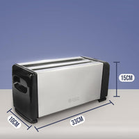 Orbit 1200W Stainless Steel Pop-Up Toaster