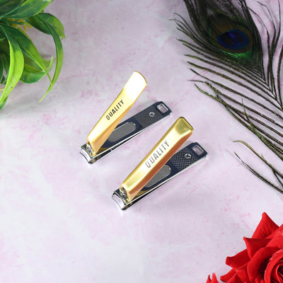 Stainless Steel Folding Portable Large Nail Clippers With Nail File (1 Pc) - second image