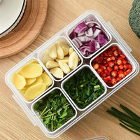 Fridge Storage Boxes Freezer Storage Containers Container For Kitchen Storage Set Storage In Kitchen Vegetable Storage Draining Crisper Refrigerator Food Box (1 Pc) - LootFaat