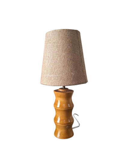 cute wooden table lamp - second image