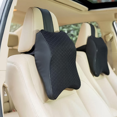 Car Neck Pillow - Memory Foam Headrest for Driving Comfort