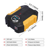 Portable Electric Car & Bike Tire Inflator - 260PSI Air Compressor