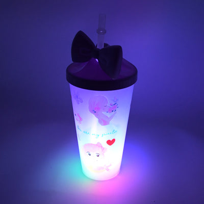 Led Light Unicorn Water Bottletumbler Mug With Straw  Lid For Kids Glitter Sipper With Toy Drinking Cups For Boys And Girls Schooltuitiongym Picnic Kids And Adults Birthday Return Gifts