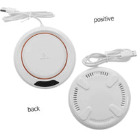 Usb Warm Coaster Heated Coffee Mug Portable Office Desk Portable Cup Heater Coffee Mug Warmer Electric Cup Warmer (1 Pc) - LootFaat
