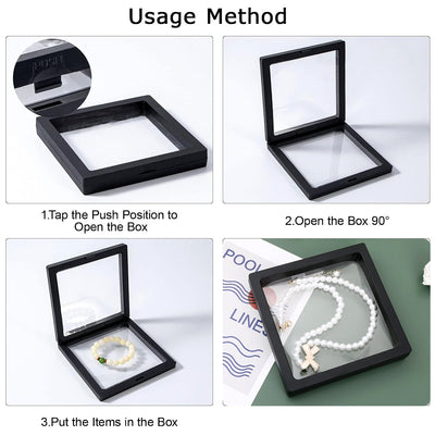 Transparent Jewellery Display Box (11x11 Cm  1 Pc) - second image