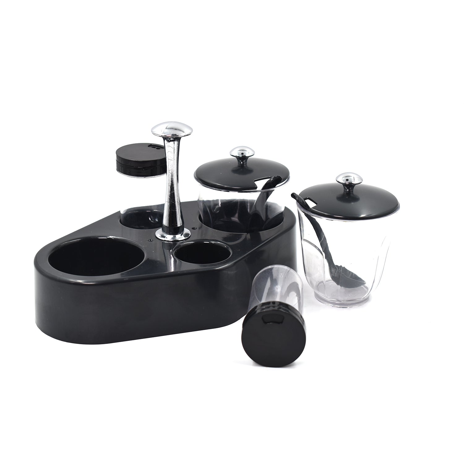Ganesh Rendy Condiment Set For Kitchen Transparent Jar For Easy To Access Spice 1 Piece Spice Set  (Plastic) - LootFaat