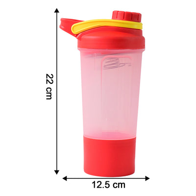 Supermom  Premium Booster Gym Shaker Bottle With Mixing Ball (550ml  1 Pc) - second image