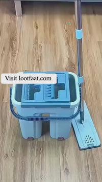 Scratch Cleaning Mop With 2 In 1 Self Clean Wash Dry Hands Free Flat Mop