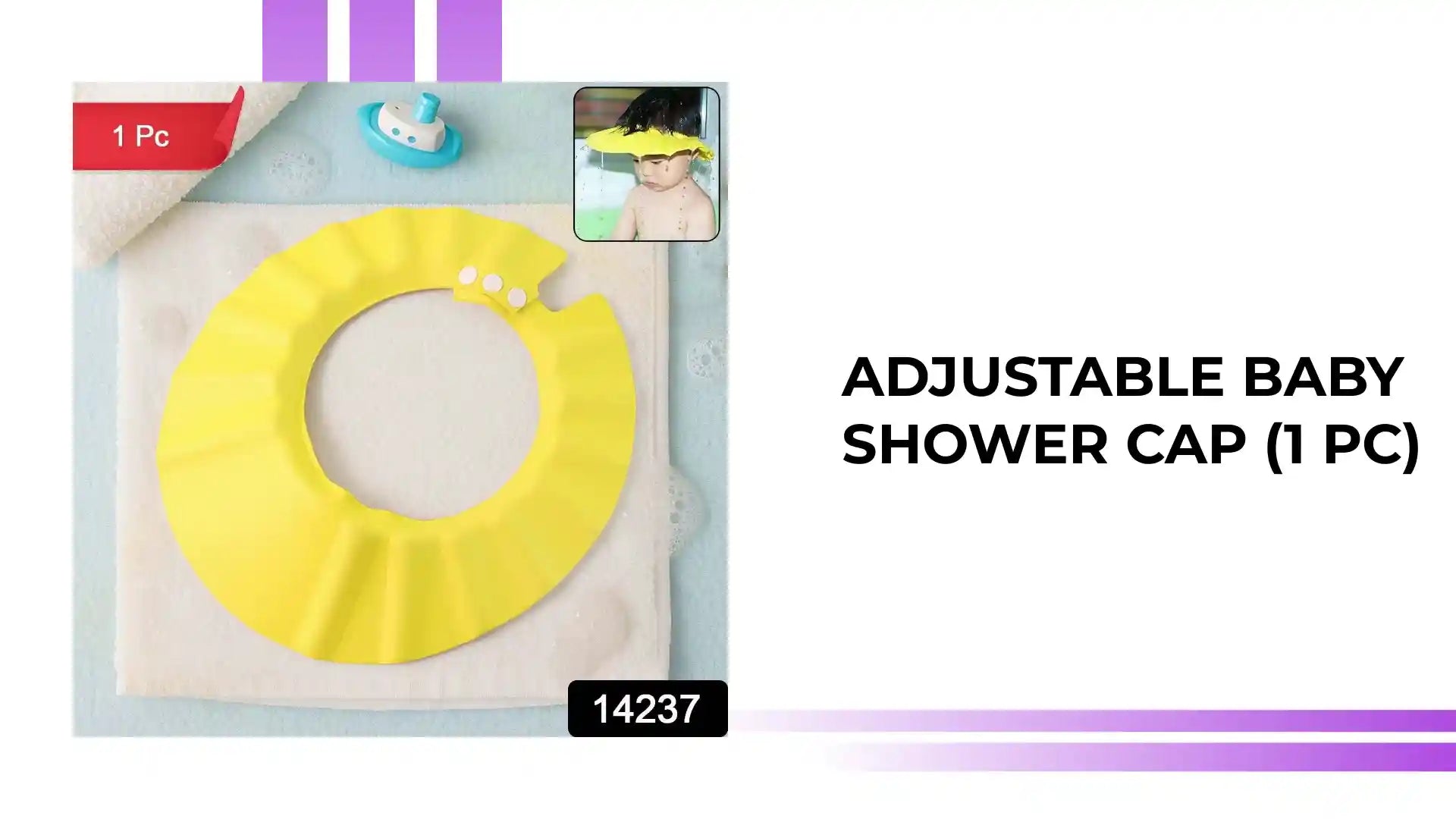 Adjustable Baby Shower Cap (1 Pc) by@Outfy