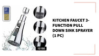 Kitchen Faucet 3-function Pull Down Sink Sprayer (1 Pc) by@Outfy