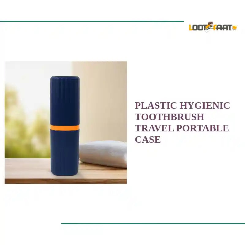 Plastic Hygienic Toothbrush Travel Portable Case by@Outfy
